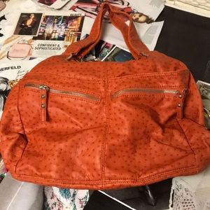 Orange Bruno Handbag with Pockets for days!!!